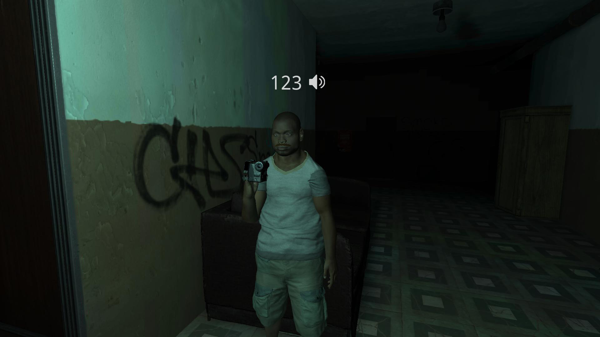 The Ghost gameplay screenshot with horror action